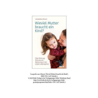 Wieviel Mutter braucht ein Kind? - Lieselotte Ahnert