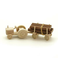 Holzspielwaren Ebert - Mini-Traktor natur Langholz