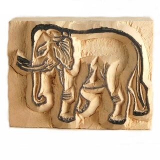 Handmade Holzstempel - Elefant - Tudi Billo®