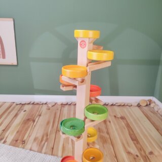 Riesen-Tellerturm bunt - Christof Beck Spielwaren