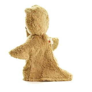 Handpuppe Eule beige - Bio Kuscheltier