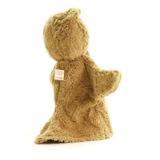 Handpuppe Eule beige - Bio Kuscheltier