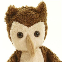 Kallisto - Handpuppe Eule braun - Bio Kuscheltier