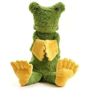 Kallisto - Handpuppe Frosch - Bio Kuscheltier