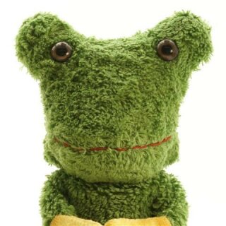 Kallisto - Handpuppe Frosch - Bio Kuscheltier