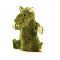 Kallisto - Handpuppe Nilpferd - Bio Kuscheltier