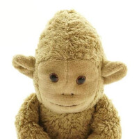 Kallisto Stofftiere - Affe klein Beige - Bio Kuscheltier