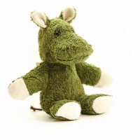 Kallisto Stofftiere - Nilpferd Grün - Bio Kuscheltier