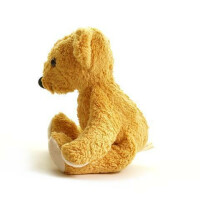 Kallisto Stofftiere - Teddybär Schnuckel Frottee Gold  - Bio Kuscheltier