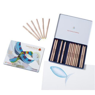 Dicke Buntstifte 3-eckig - 18 Farben - 92018 - FSC® - Stockmar
