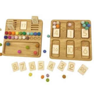 Matheboard 1-20 - Montessori Lernspielzeug - Threewood