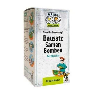 Samenbomben Bausatz - Aries® - Biogarten