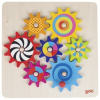 Zahnradspiel - Goki - Kinderpuzzle ab 3 Jahren
