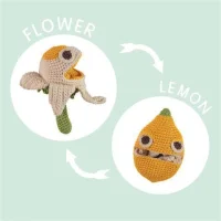 Bio Wendespielzeug Zitrone zum wenden - Myum - The Veggie...