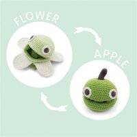 Bio Wendespielzeug Apfel zum wenden - Myum - The Veggie Toys -  Bio - Handmade - Vegan