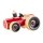 Fair Trade Ippu Traktor Rot - Holzspielzeug von Fairkraft Creations - Woodentoys