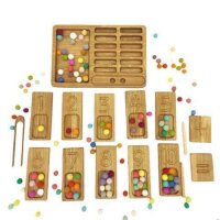 Zahlenfächer - Montessori Lernspielzeug - Threewood