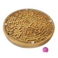 Holzlabyrinth 15 cm - Montessori Lernspielzeug - Threewood