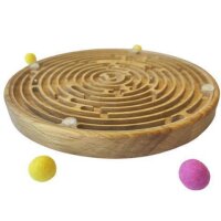 Holzlabyrinth 20 cm - Montessori Lernspielzeug - Threewood