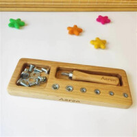 Screwboard klein - Montessori Lernspielzeug - Threewood