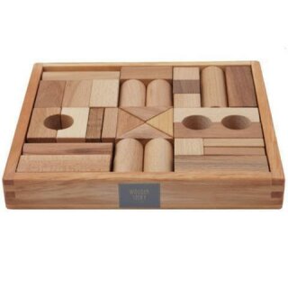Natural Blocks - 30 Stück - Wooden Story Bausteine