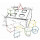 Holz Sortierbox Rainbow - Motorikspielzeug - Wooden Story Bausteine
