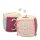 Pebble - Würfel mit Babyrassel - Pink - Bio
