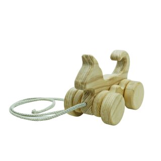 Nachziehtier Katze aus Holz für Kinder -  Lotes Toys