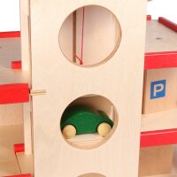 Parkhaus aus Holzmit Aufzug - Christof Beck Spielwaren