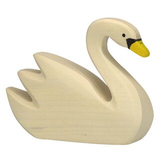 HOLZTIGER Schwan, schwimmend