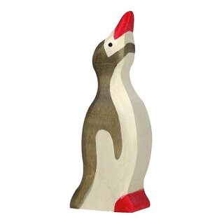HOLZTIGER Pinguin, klein, Kopf hoch