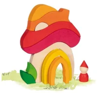 Pilzhäuschen - GoKi Evolution - Holzspielzeug ab 3...