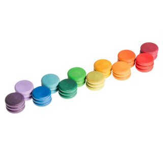 Grapat - 36 Coins (12 Colours) - Holzspielzeug