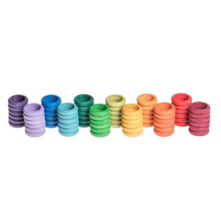 Grapat - 72 Rings (12 Colours) - Holzspielzeug