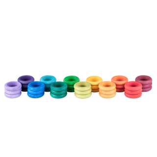 Grapat - 36 Rings (12 Colours) - Holzspielzeug