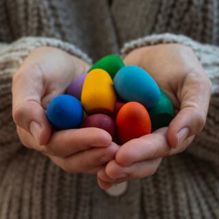 Grapat - Mandala Rainbow Eggs  - Holzspielzeug