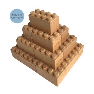 2.te Chance - Bena - Starter Set - 35 Teile - Klemmbausteine aus Holz