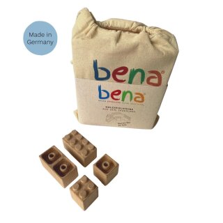 2.te Chance - Bena - Starter Set - 35 Teile - Klemmbausteine aus Holz