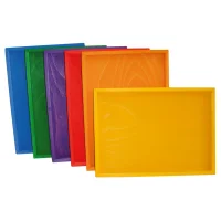 Bauspiel Legetabletts bunt 6 Teile
