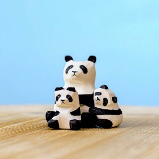 Pandabären-Familien- und Baum-SET - BUMBUTOYS