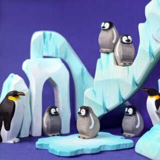 Icy Cliffs, Eisscholle und Big Penguin Family SET - BUMBUTOYS
