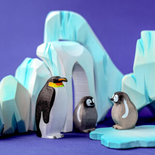 Icy Cliffs, Eisscholle und Big Penguin Family SET - BUMBUTOYS