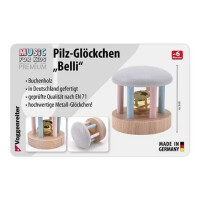 Voggenreiter Pilz-Glöckchen „Belli“, made in Germany, schonend geölt mit Leinsamenöl, ab 6 Monate