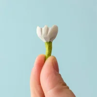 Kleine Blume weiß - BUMBUTOYS