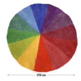 Bauspiel Großer Farbenkreis Filz 150 cm