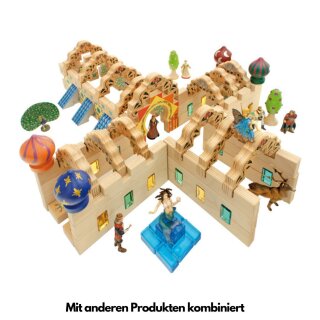 Barock-Kuppel Holzbausteine - Regenbogenland Holzspielzeug