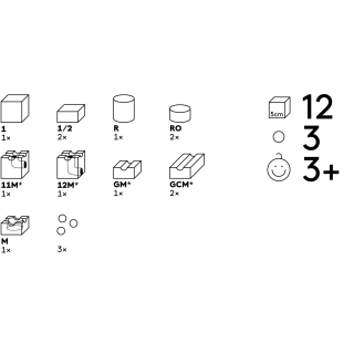 Cuboro Kugelbahn Magnet - Erweiterungsset