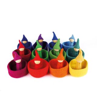 Bauspiel Kleine Filztöpfchen - 12er Set