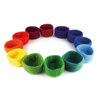 Bauspiel Kleine Filzt&ouml;pfchen - 12er Set
