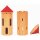 Großer Turm mit roten Dach (Kastell MAXI) - Drewart Holzspielzeug